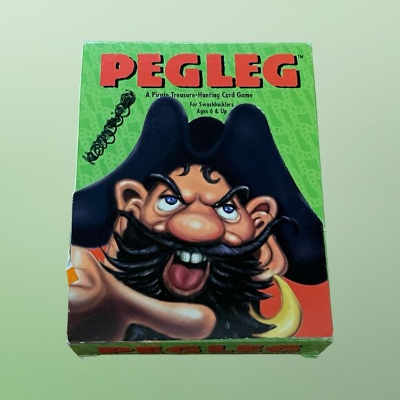 Vintage 1999 PEGLEG Pirate Treasure Hunting Game for Swashbucklers  COMPLETE - Picture 1 of 3